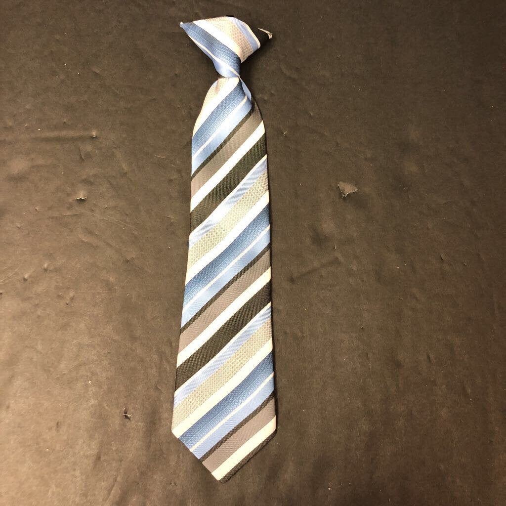 clip on striped tie