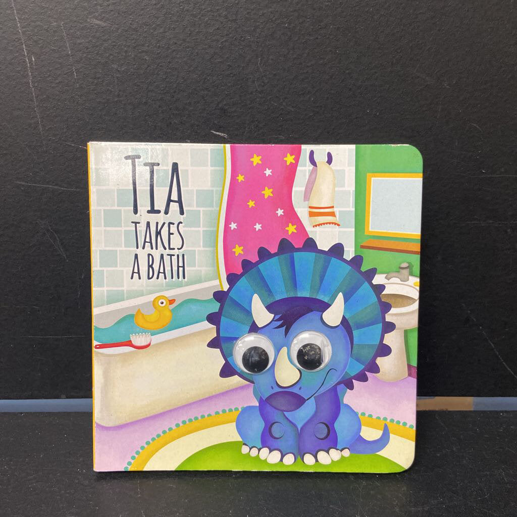 Tia Takes A Bath -board