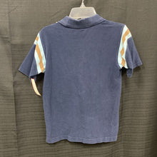 Load image into Gallery viewer, Striped Sleeve Polo Shirt
