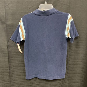 Striped Sleeve Polo Shirt