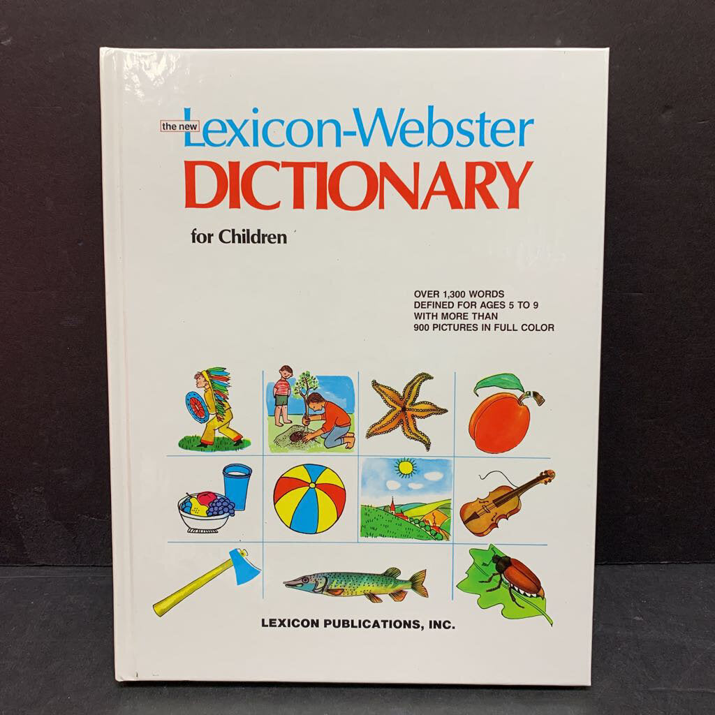 Lexicon-Webster Dictionary for Children (Language) -educational