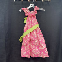 Load image into Gallery viewer, Pattern dress w/ bow
