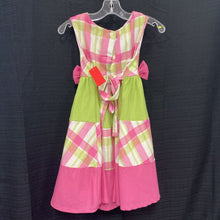 Load image into Gallery viewer, plaid bow dress

