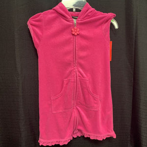 Hooded zip swim cover