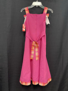 plaid ribbon dress