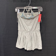 Load image into Gallery viewer, Paisley halter romper
