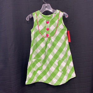 Plaid pocket dress
