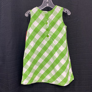 Plaid pocket dress