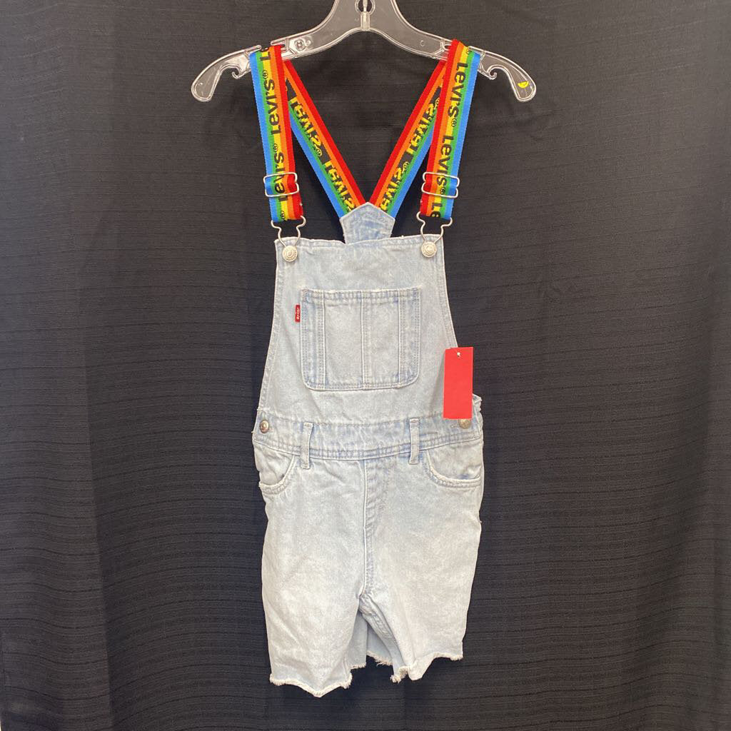 Denim overalls w/ suspenders