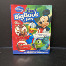 Load image into Gallery viewer, Boy's Big Book of Fun (Disney) -hardcover
