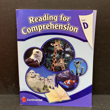 Load image into Gallery viewer, Reading for Comprehension (Level D) -workbook
