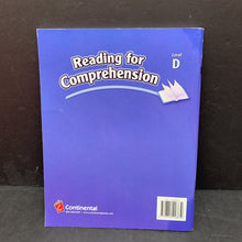 Load image into Gallery viewer, Reading for Comprehension (Level D) -workbook
