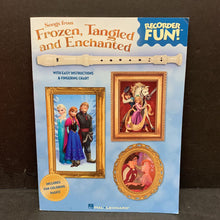 Load image into Gallery viewer, Songs from Frozen, Tangled, and Enchanted: Recorder Fun -instructional
