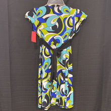 Load image into Gallery viewer, Patterned Dress w/Sash
