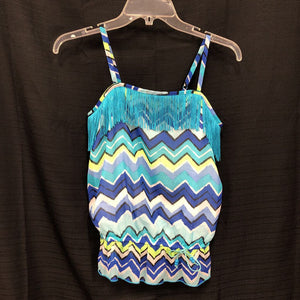 Chevron Fringe Top