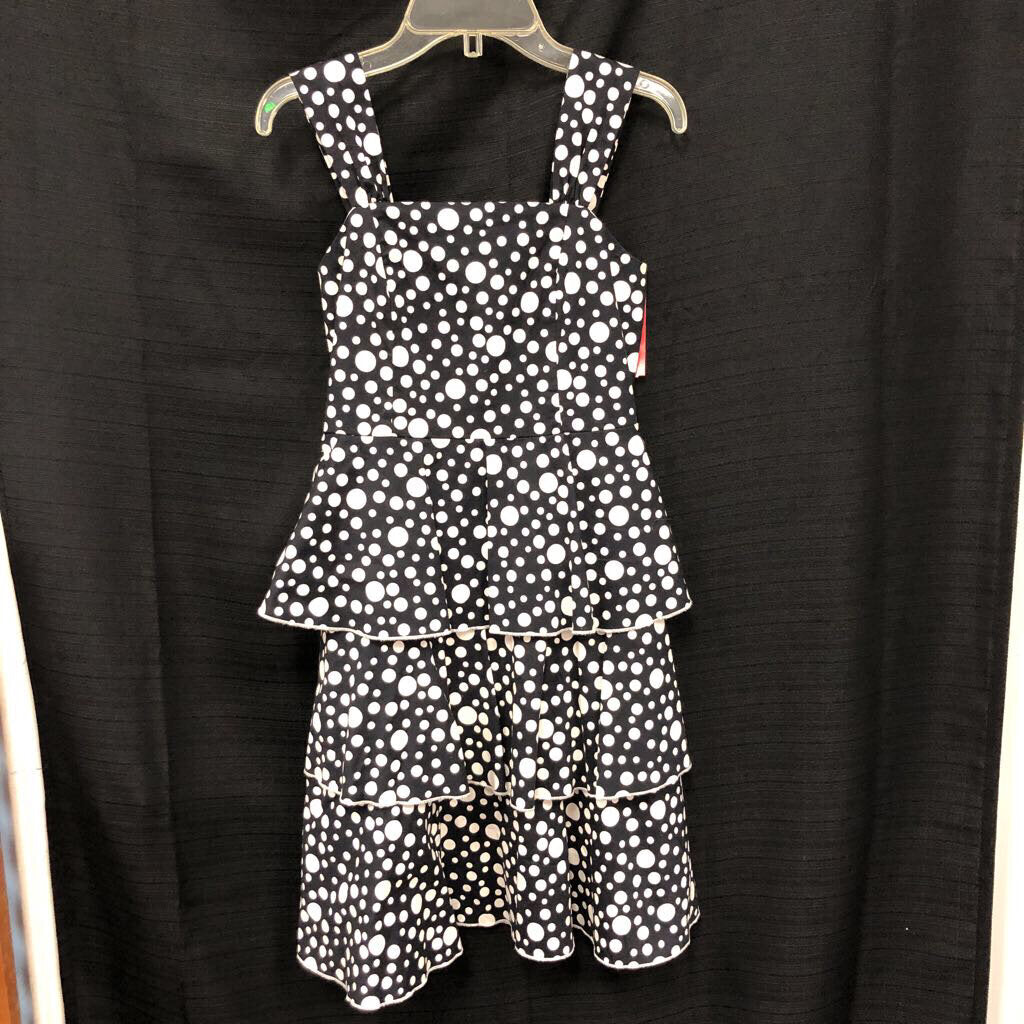 Pola Dot Ruffle Dress
