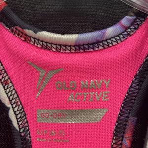 Top w/Floral Sports Bra