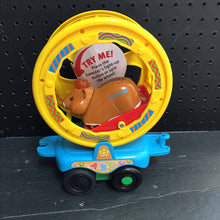 Load image into Gallery viewer, Hamster on Wheel Train Car Battery Operated
