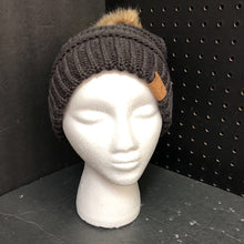 Load image into Gallery viewer, Beanie Winter Hat w/Poms (NEW)
