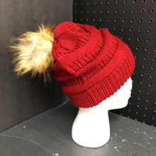 Load image into Gallery viewer, Beanie Winter Hat w/Poms (NEW)
