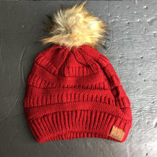 Load image into Gallery viewer, Beanie Winter Hat w/Poms (NEW)
