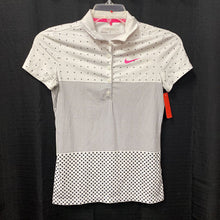 Load image into Gallery viewer, Athletic dotted golf polo top
