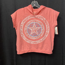 Load image into Gallery viewer, Captain america hooded top
