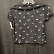 Load image into Gallery viewer, Cat face top (Electric Pink)
