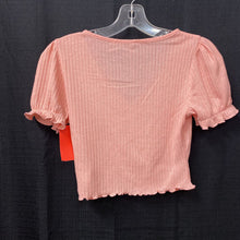Load image into Gallery viewer, Vneck ruffle crop top
