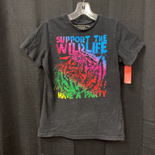 Load image into Gallery viewer, &quot;support the wildlife, have a party&quot; top
