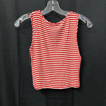 Load image into Gallery viewer, Striped sleeveless crop top
