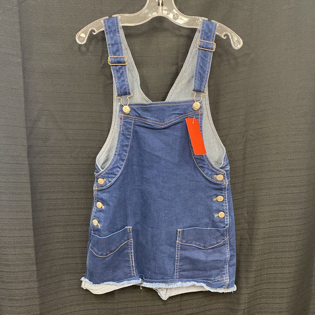 denim dress overall (sole plus)