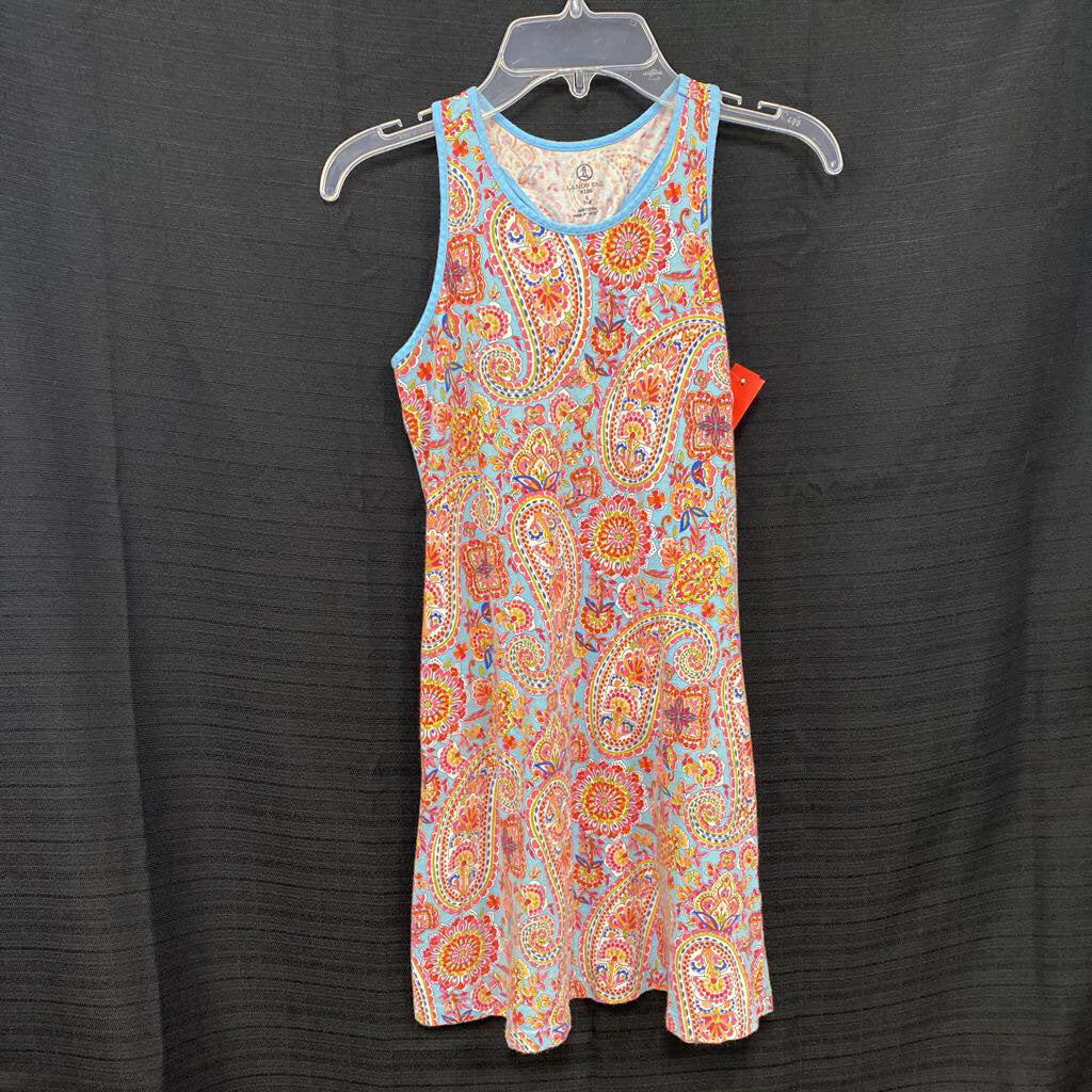 Paisley pattern dress