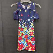 Load image into Gallery viewer, Off shoulder flower dress
