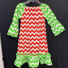 Load image into Gallery viewer, Chevron Christmas Dress (Babeeni)
