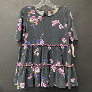 Ruffled Floral Dress