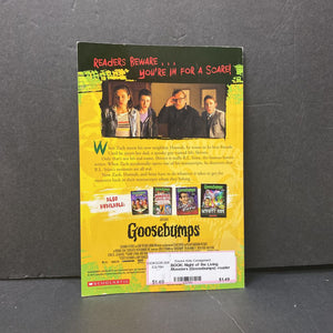 Night of the Living Monsters (Goosebumps) novelization-reader