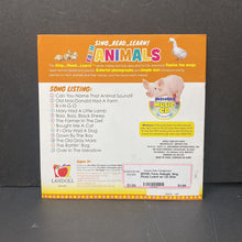 Load image into Gallery viewer, Farm Animals: Sing, Read, Learn! w/ CD (Kim Thompson) -paperback
