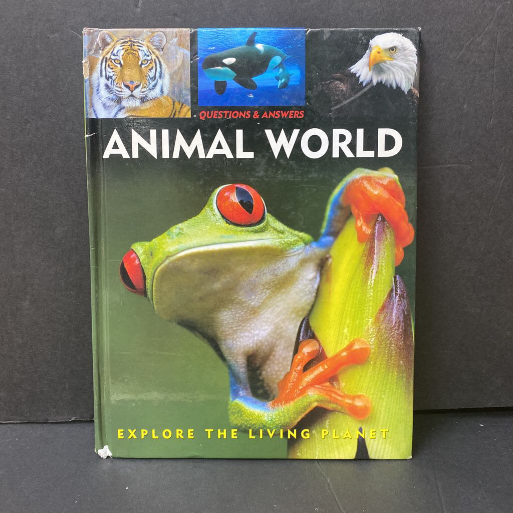 Animal World (Mammals) (Questions & Answers) (Tree Frog Cover) -educational hardcover
