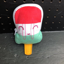 Load image into Gallery viewer, Zip Up Popsicle Plush Pouch
