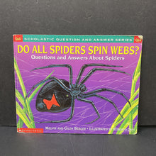Load image into Gallery viewer, Do All Spiders Spin Webs (Q &amp; A) (Insects) (Melvin Berger) -educational
