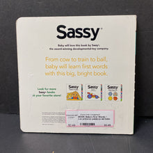Load image into Gallery viewer, Baby&#39;s First Words / Las primeras palabras del bebe (Sassy) (English/Spanish) -board
