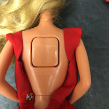 Load image into Gallery viewer, Blinking Eye Doll in Dress &amp; Hat w/Stand 1966 Vintage Collectible
