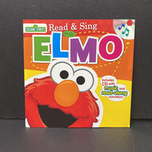 Load image into Gallery viewer, Read &amp; Sing With Elmo w/ CD (Sesame Street) -character
