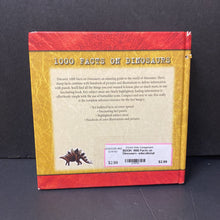 Load image into Gallery viewer, 1000 Facts on Dinosaurs -educational

