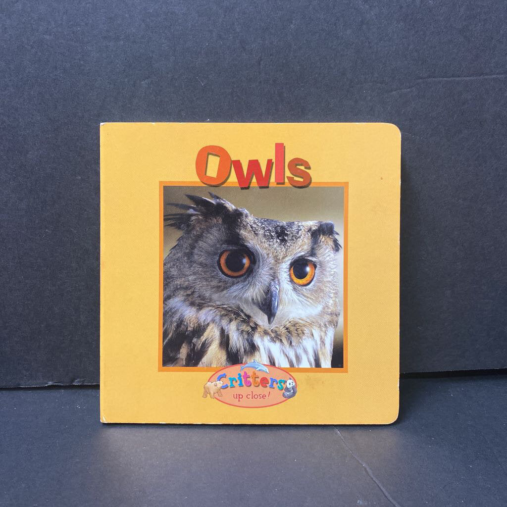 Owls (Critters Up Close) -board