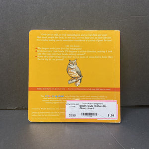 Owls (Critters Up Close) -board