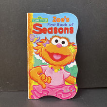 Load image into Gallery viewer, Zoe's First Book of Seasons (Sesame Street) -board
