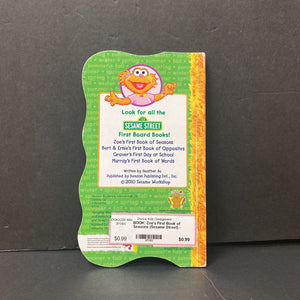 Zoe's First Book of Seasons (Sesame Street) -board