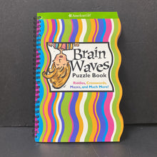 Load image into Gallery viewer, Brain Waves Puzzle Book (American Girl) (Rick Walton) -activity
